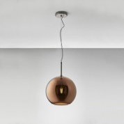 люстра с вертикальными хрустальными подвесами и золотой окантовкой