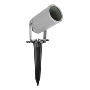 уличный торшер на штыревой опоре серого цвета