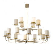 London 18 light chandelier - white & gold люстра, Villari