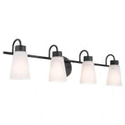 Erma 28" 4 Light Vanity Light Black настенный светильник 55127BK Kichler