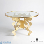 Ink Blot Dining Table-Gold Leaf-48 Global Views стол