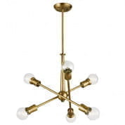 Armstrong 6 Light Chandelier Natural Brass люстра 43095NBR Kichler