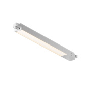 линейный трековый светильник белого цвета с диффузным свечением однофазный Unity