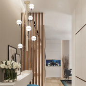 Metal Lux Giro PL 6L современный потолочный светильник с шестью лампами прозрачный; шампань 280.306.01