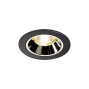 1003798 SLV NUMINOS® S DL светильник встраиваемый 250мА 8.6Вт с LED 3000K, 700лм, 40°, черный/хром