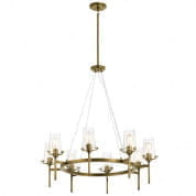 Alton 38" 8 Light Chandelier Natural Brass люстра 43695NBR Kichler