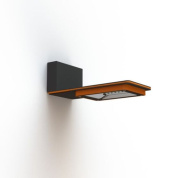 уличный настенный светильник с оранжевым модулем