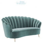 111796 Sofa Messina cameron deep turquoise Eichholtz