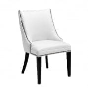 108947 Dining Chair Bermuda cream/ brass nails стул Eichholtz