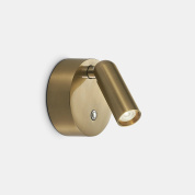 настенное бра с поворотным цилиндрическим корпусом и встроенным аккумулятором