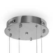 декоративная потолочная розетка хромированная