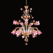 Rosae Rosarum 6+3 arms handmade Chandelier with flowers люстра MULTIFORME lighting SE0251-6+3-CKRZ