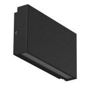 настенное бра прямоугольной формы чёрного оттенка