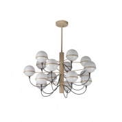 Metal Lux Giro SP 15L современная люстра на 15 плафонов белый; шампань 280.115.02