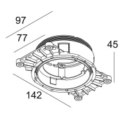 27710 0010 Delta Light OPTIONS МОНТАЖНЫЙ КОМПЛЕКТ TRIMLESS OFA ARTUUR R