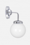 Alley IP44 Chrome/White Globen Lighting настенный светильник для ванных комнат