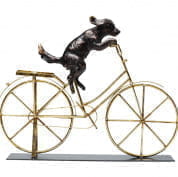 63921 Deco Object Собака с велосипедом 44см Kare Design