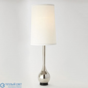 Bulb Vase Table Lamp-Nickel Global Views настольная лампа