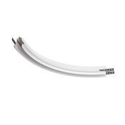 гибкий соединительный элемент белого цвета для магнитной трековой системы с токоведущими частями 23mm Exility