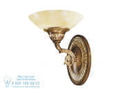 Raffaello Настенный светильник из сусального золота ржавчины с ониксовым стеклом Possoni Illuminazione 1999/A1