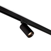 трековый светильник чёрного цвета для трёхфазного шинопровода