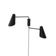 Cale wall lamp double Dyberg Larsen настенный светильник черный 7089