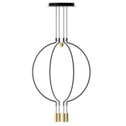 SPLIAIG4OONELED Axolight Liaison L4 SP LED крупная дизайнерская люстра золотой; чёрный