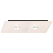 потолочный светильник прямоугольной формы белого цвета