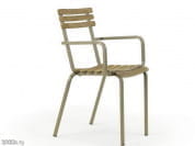 Laren Штабелируемый садовый стул из тикового дерева Ethimo LASB4005