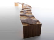 Ripples Модульная скамья из массива дерева Casamania & Horm