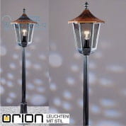 Уличный светильник Orion Hermine AL 11K/82514/A schwarz-silber