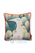 Calligraphy Bird Decorative Pillow аксессуар Moooi