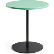 столик журнальный круглый на центральной опоре цвета мягкий нефрит