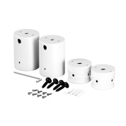 комплектующие для гибкого неона белого цвета