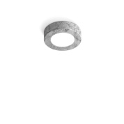 точечный светильник с серебристым кольцом