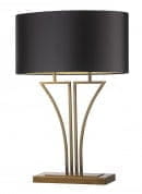Yves Antique Brass настольная лампа Heathfield