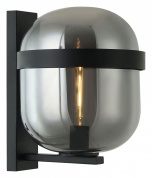 настенный светильник бра с полукруглым плафоном белого цвета