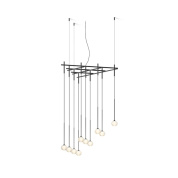 082518/1A_10 Vibia Algorithm подвесной светильник с треугольной композицией из десяти подвесов