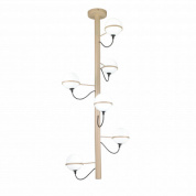 Metal Lux Giro PL 6L современный потолочный светильник с шестью лампами белый; шампань 280.306.02