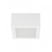 потолочный светильник квадратной формы белый с утопленным источником света