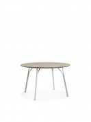 Tree dining table 120 cm Beige/beige Woud, стол