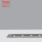 BN05 Linealuce iGuzzini Linear Recessed - Warm White LED - Electronic control gear 220-240V ac - DALI - L=601 mm - Wall Grazing Optic