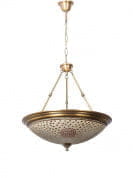 Dish Tilak Antique Brass 5 Light Hanging Light подвесной светильник FOS Lighting Dish-Tilak-Antq-24-HL5