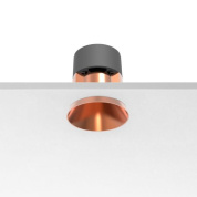 встраиваемый потолочный светильник с медным внутренним корпусом