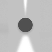 настенный LED-светильник с двунаправленным световым потоком вверх-вниз
