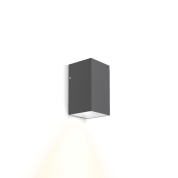 уличный настенный светильник серый вытянутый