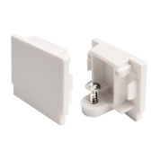 заглушка для однофазного трека белая комплектующая