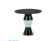 PALM Низкий круглый керамический журнальный столик в современном стиле MARIONI