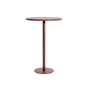 M0742724 La Petite Friture WEEK-END Высокий столик кафе круглый садовый бордовый