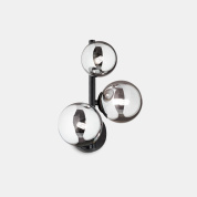 271439 Ideal Lux PERLAGE AP3 FUME' настенный светильник (бра) черный